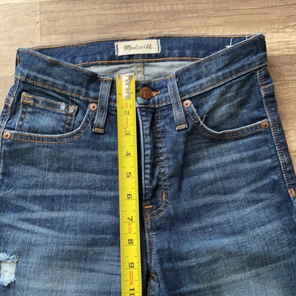 Madewell 9" High-Rise Skinny Jeans: Destructed Edition size 25 - Picture 5 of 16